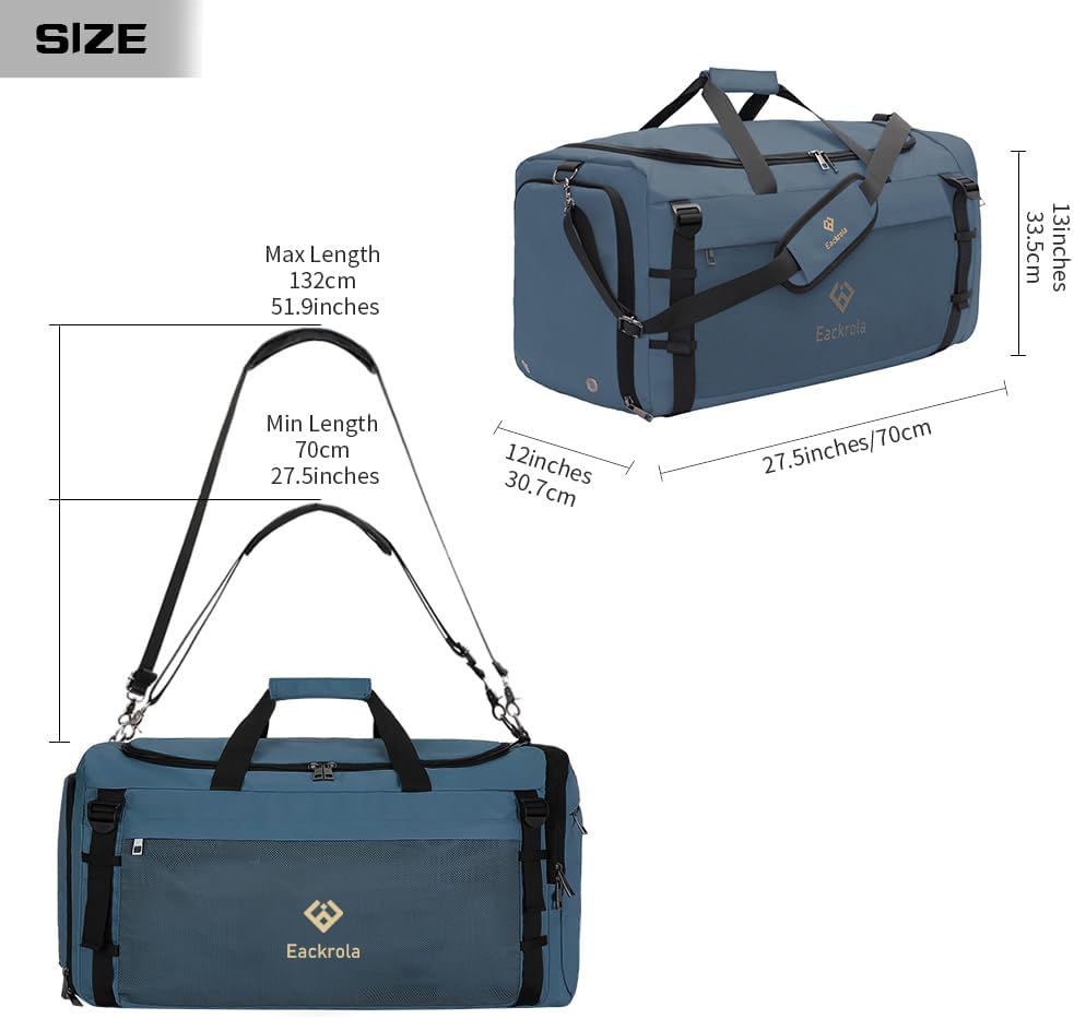 Amazon | Eackrola ボストンバッグ 旅行バッグ スポーツバッグ