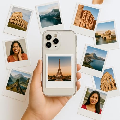 Image of Pack of 08 | Mini Photo Prints for Phone Cover, Personalized Photos for Mobile Case & Gifts | 3x2 Inch | Wall Art