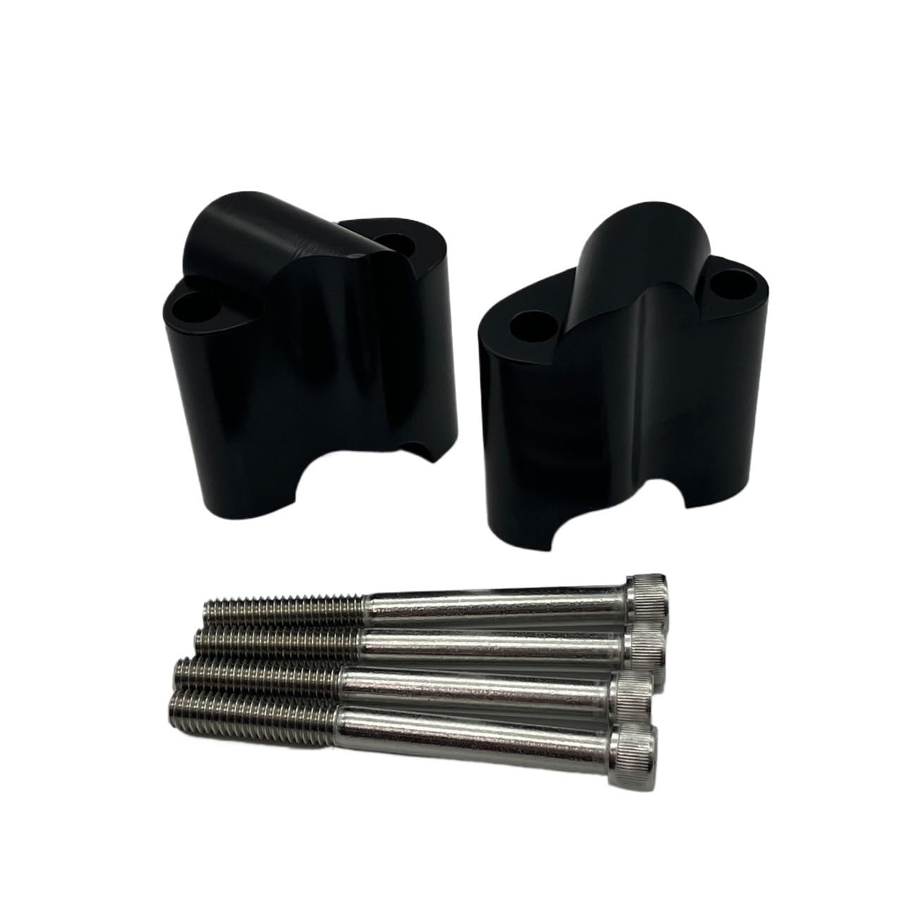 Manubrio Accossato In Alluminio Rosso Per Gilera 50 RC/Sioux 1991-1994 – Diametro 22 Mm, Altezza 116 Mm, Made In Italy
