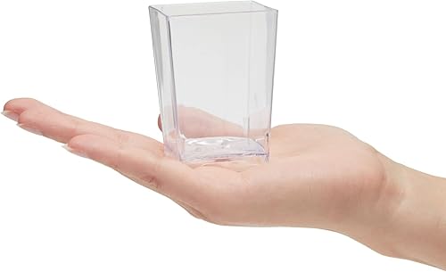 Miniatura 8 de Juvale 72 tazas de postre surtidas para aperitivos, aperitivos, vasos de plástico de 3 onzas y 5 onzas, tazas para aniversario, recepción de boda,