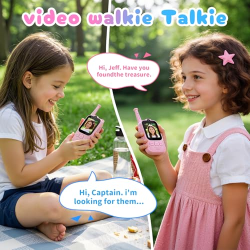 Kids Video Walkie Talkies, 2 Pack Facetime Wakey takey with Video for Kids — view 2