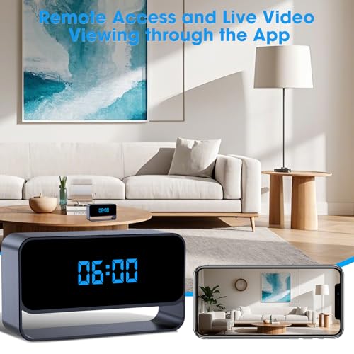 Hidden Spy Camera in Wall Clock