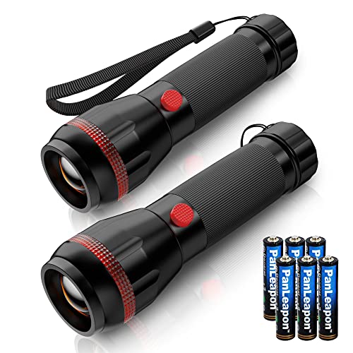 Fulighture Taschenlampe, LED Taschenlampe 2 Modi 70 Lumen Taschenlampe Batteriebetrieben für Camping, Wandern, Radfahren, Klettern und Notfälle, 2 Stück Cover
