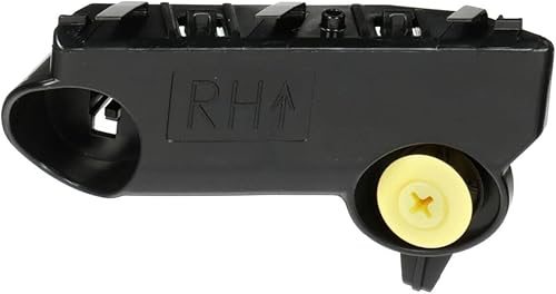 Miniatura 6 de I-Match Auto Parts Juego de 2 cubiertas de parachoques exterior para el lado del conductor y del pasajero, plástico POM texturizado negro para 2019