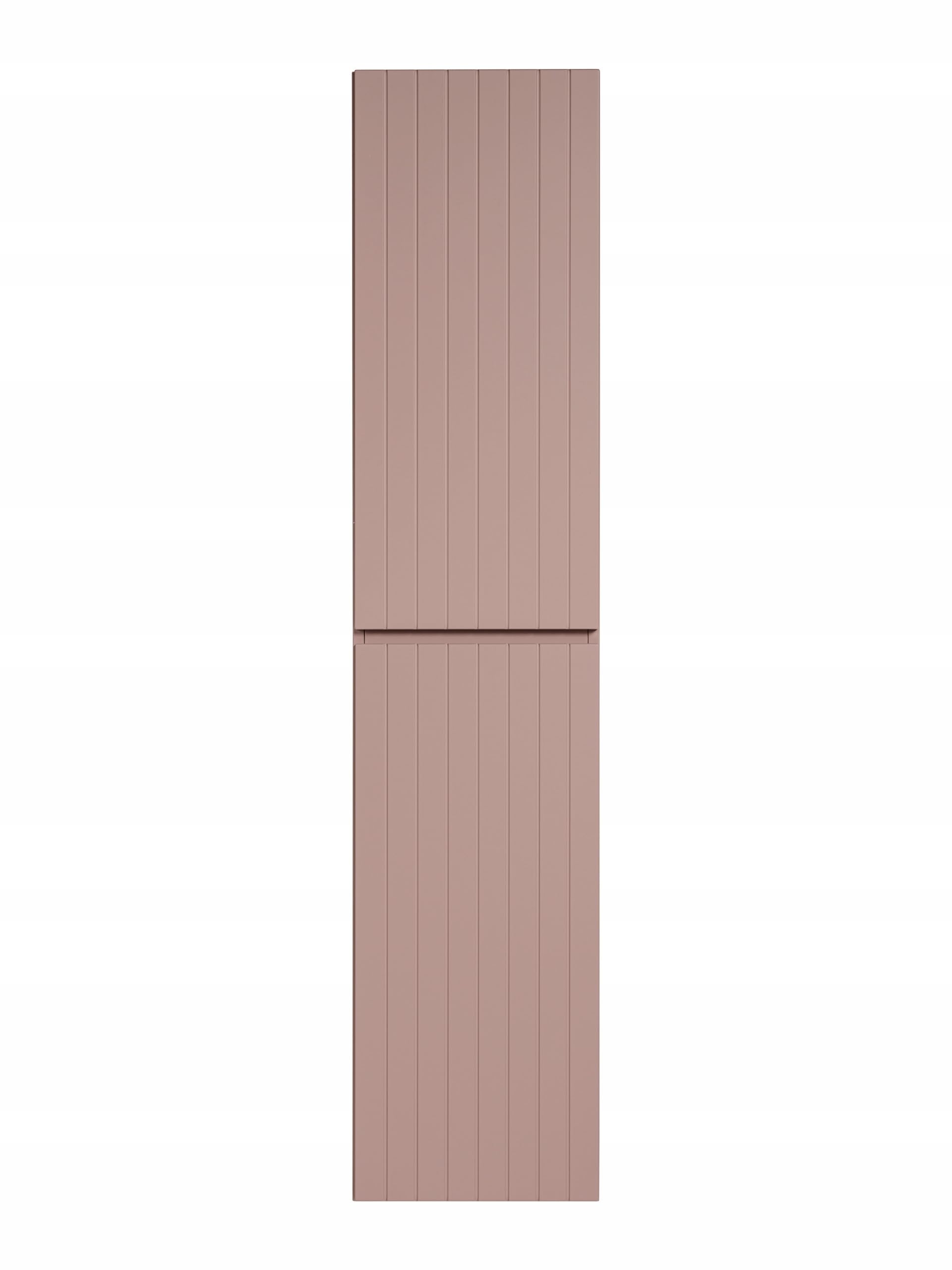 Armadietto da bagno a 6 ripiani laminato rosa 160 cm, mobile da bagno moderno