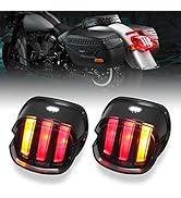 DOT Approved Led Tail Light for Motorcycle [Rear Taillights with Turn Signal] Brake Running Light...