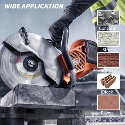 Image of RHAPSODY 18Inch Diamond Concrete Saw Blade,Segmented General Purpose Blade
