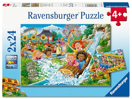 Ravensburger - Puzzle 2x24 pièces - Parc d'attractions