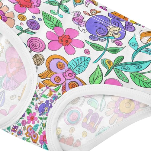 Flowers Toddler Girls's Underwear 2T 202c13994