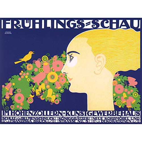 Wee Blue Coo Spring Show Hohenzollern Vienna Austria Floral Unframed Wall Art Print Poster Home Decor Premium