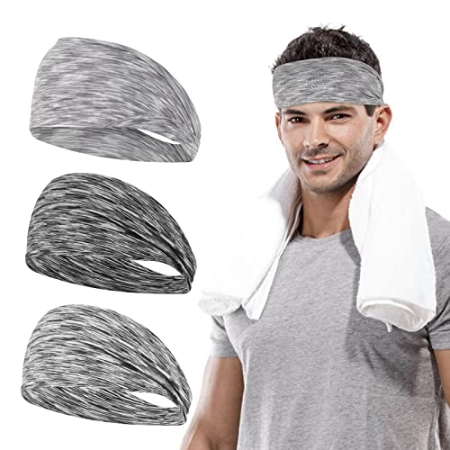 3枚ヘッドバンド - スポーツヘアバンド スポーツターバン