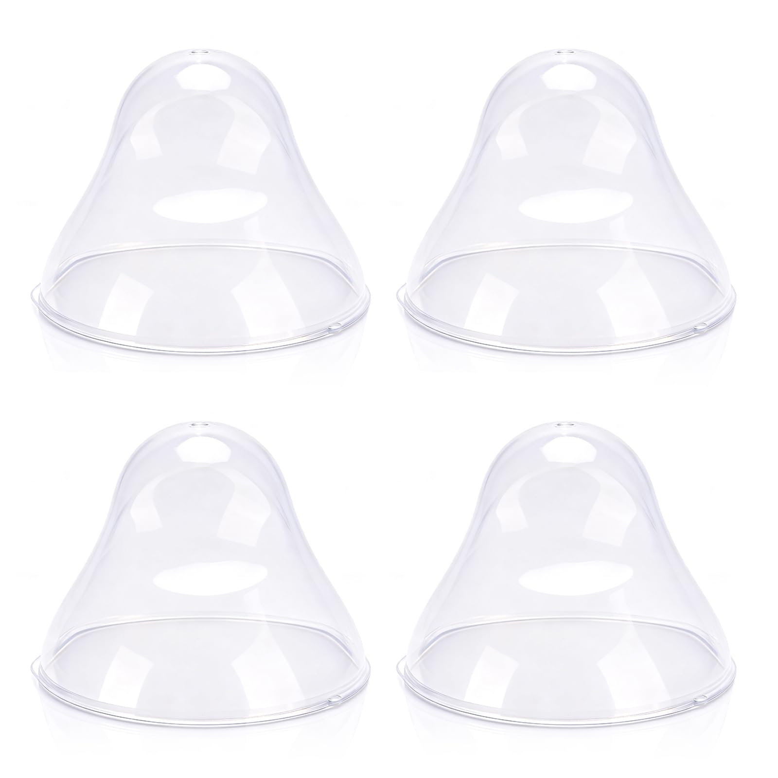 Baby Bottle Lids Replacement for Tommee Tippee, Leakproof Seal & BPA-Free Caps Replacement Designed for 5oz and 9oz Bottles for Feeding Tool Replacement Parts (4 PCS (Transparent))
