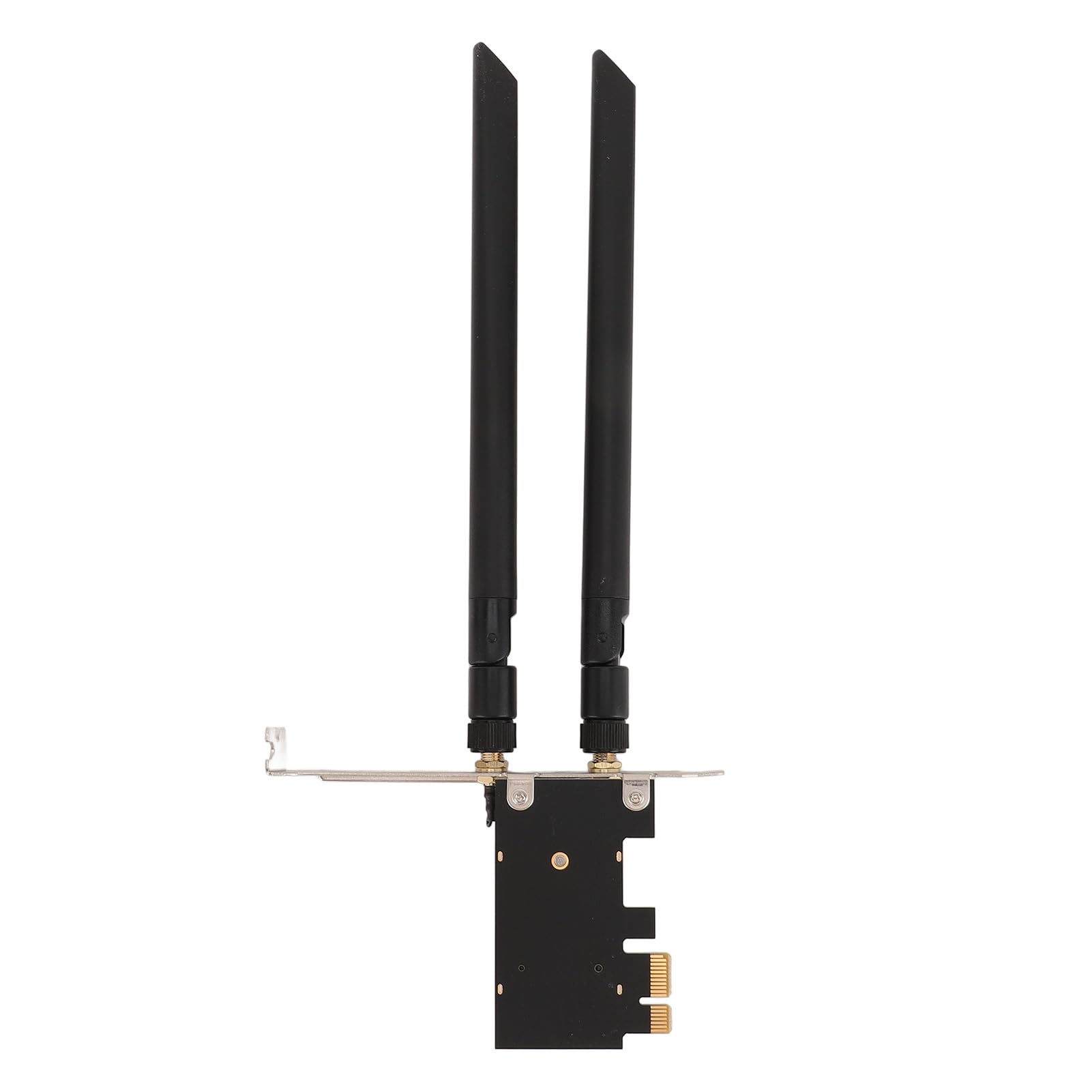 Fockety Scheda di Rete Wireless, Chip MT7925 con Interfaccia PCIEx1 velocità 5400Mbps, Adattatore Bluetooth 5.3 con Doppia Antenna per Laptop Desktop da Ufficio