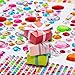 3228pcs Gems Stickers, Self Adhesive Rhinestone Jewel Stickers, Acrylic Gems DIY Craft Decorative Diamond Stickers, Assorted Shapes Jewels Rhinestones Sticker, Gem Sticker Crafts for Kids