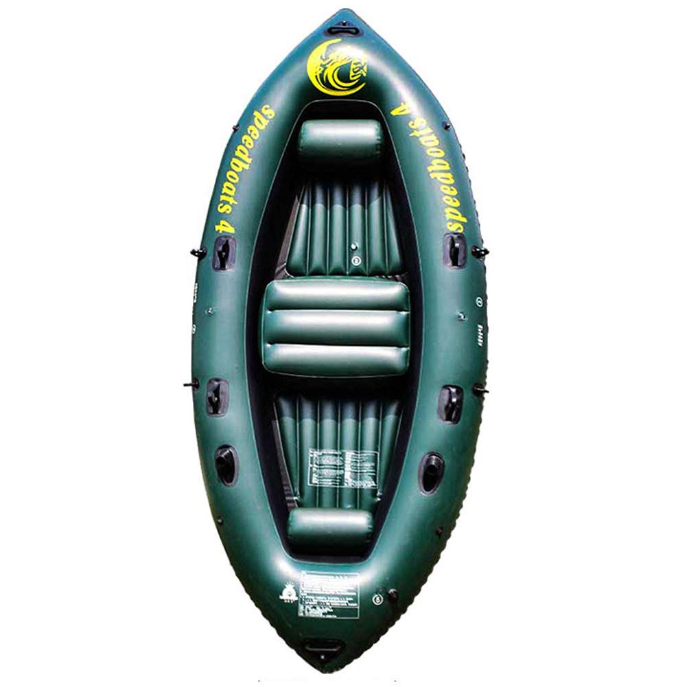 Kayak gonflable de pêche en caoutchouc épais avec coque stable 236 cm