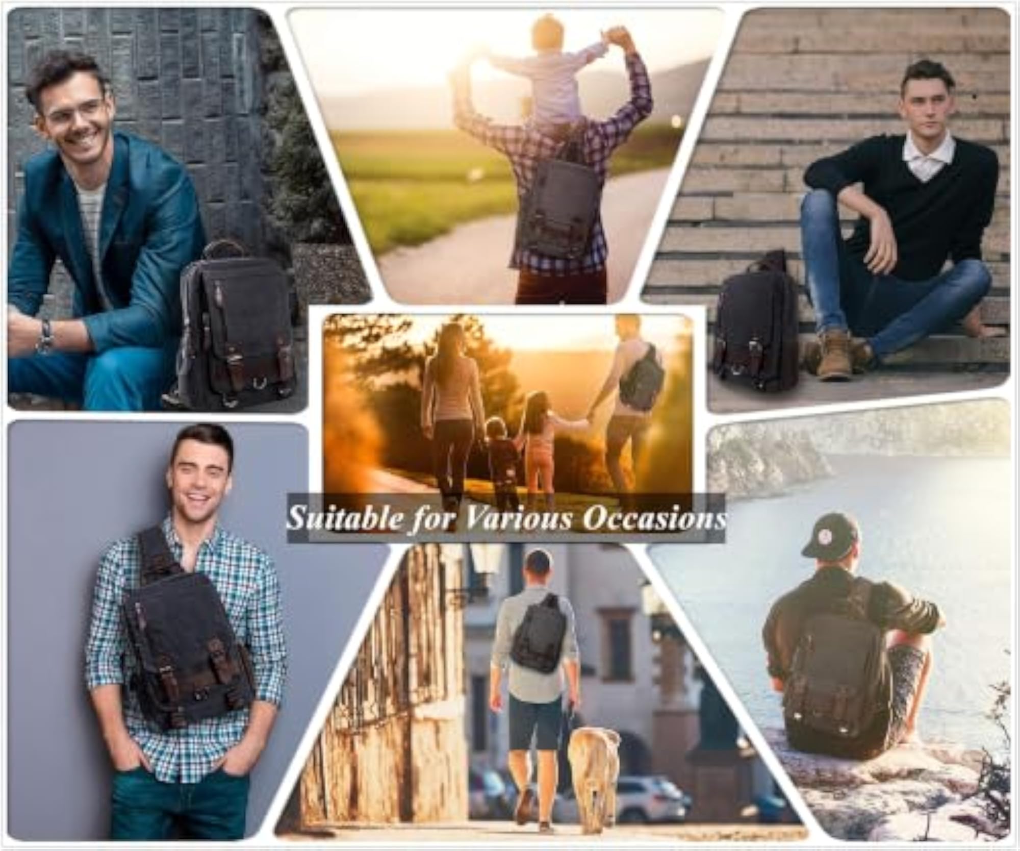 Canvas One Strap Sling Cross Body Messenger Bag