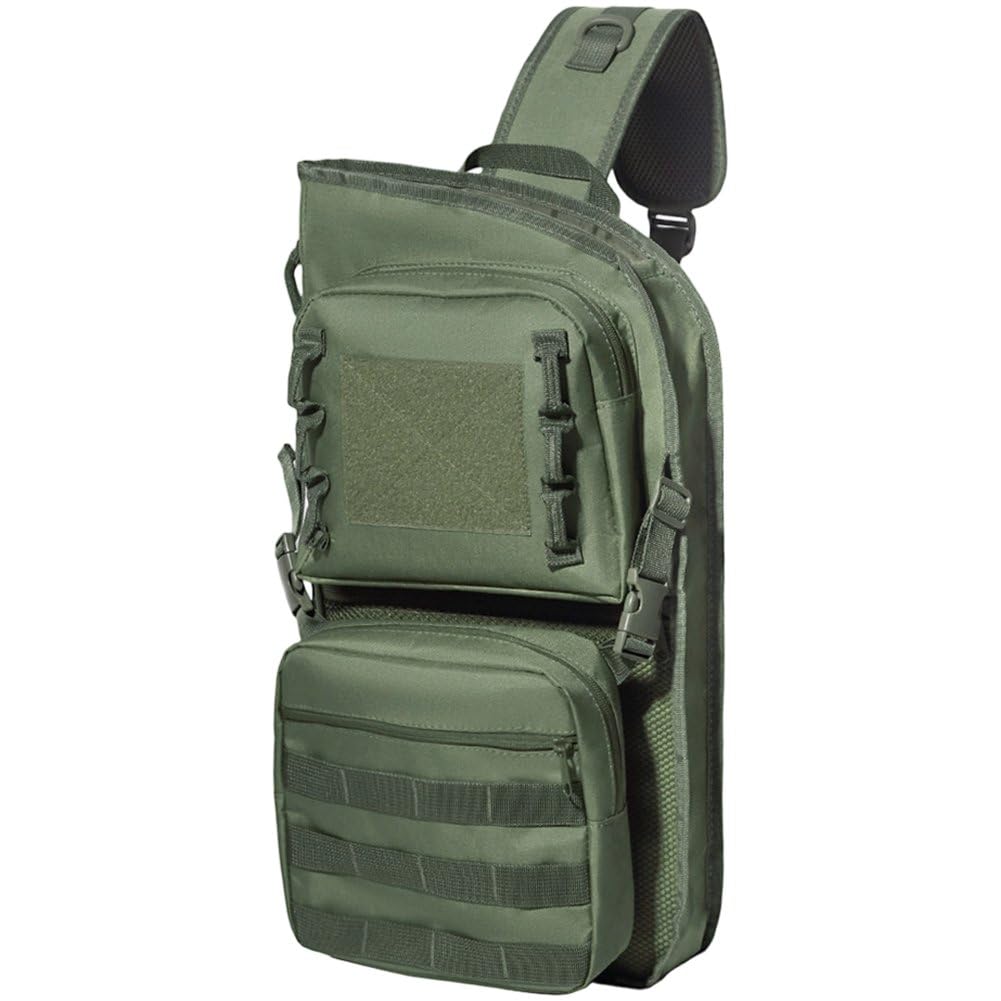 Carquois Dorsal Multifonctionnel Léger pour Le Tir À l'arc, À Double Usage, Pliable Compact, avec Poche De Suspension Système Molle.