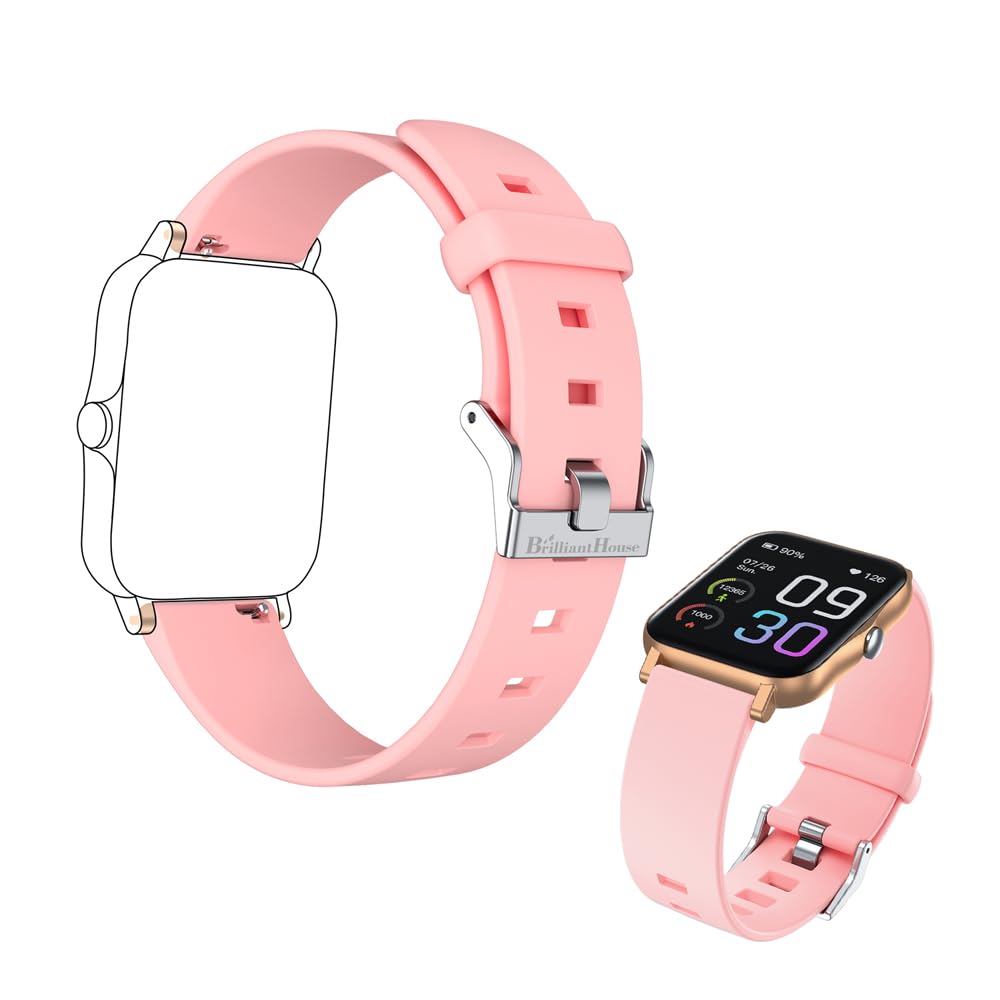 Wrist Bands Replacement for GTS2 Fitness Tracker (for All Brands) Replacement Band Smart Watch Slim Fitness Tracker Band Activity Tracker 4 Color Adjustable Wristbands Black Blue Grey Pink