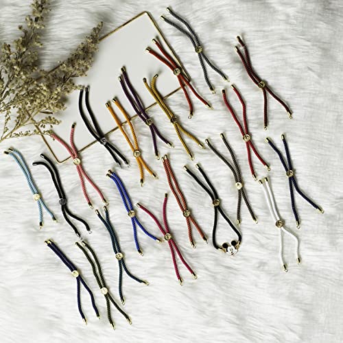 Image of SATRA TRADERS | Size : 2mm 05pcs Adjustable Nylon Slider Twisted Cord | Purple