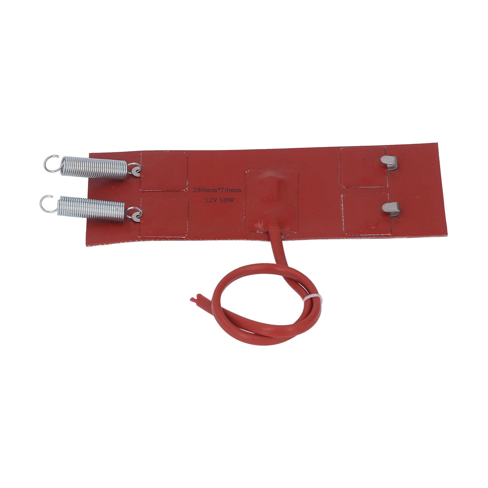 Motoröl-Silikon-Heizkissen, flammhemmend, universell, wasserdicht, tolle Isolierung, Ölwannen-Heizkissen, 50 W (DC12V)