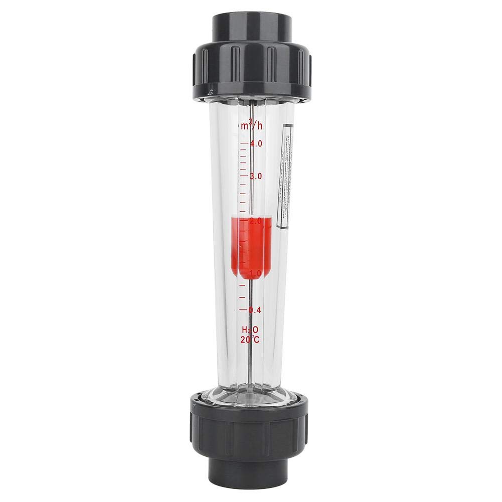 Flussimetro per liquidi, misuratore di portata per acqua Tipo di tubo in plastica 0.4-4m³/H Range Flussimetro LZS-32 (D) Strumento per la misurazione del flusso di acqua liquida