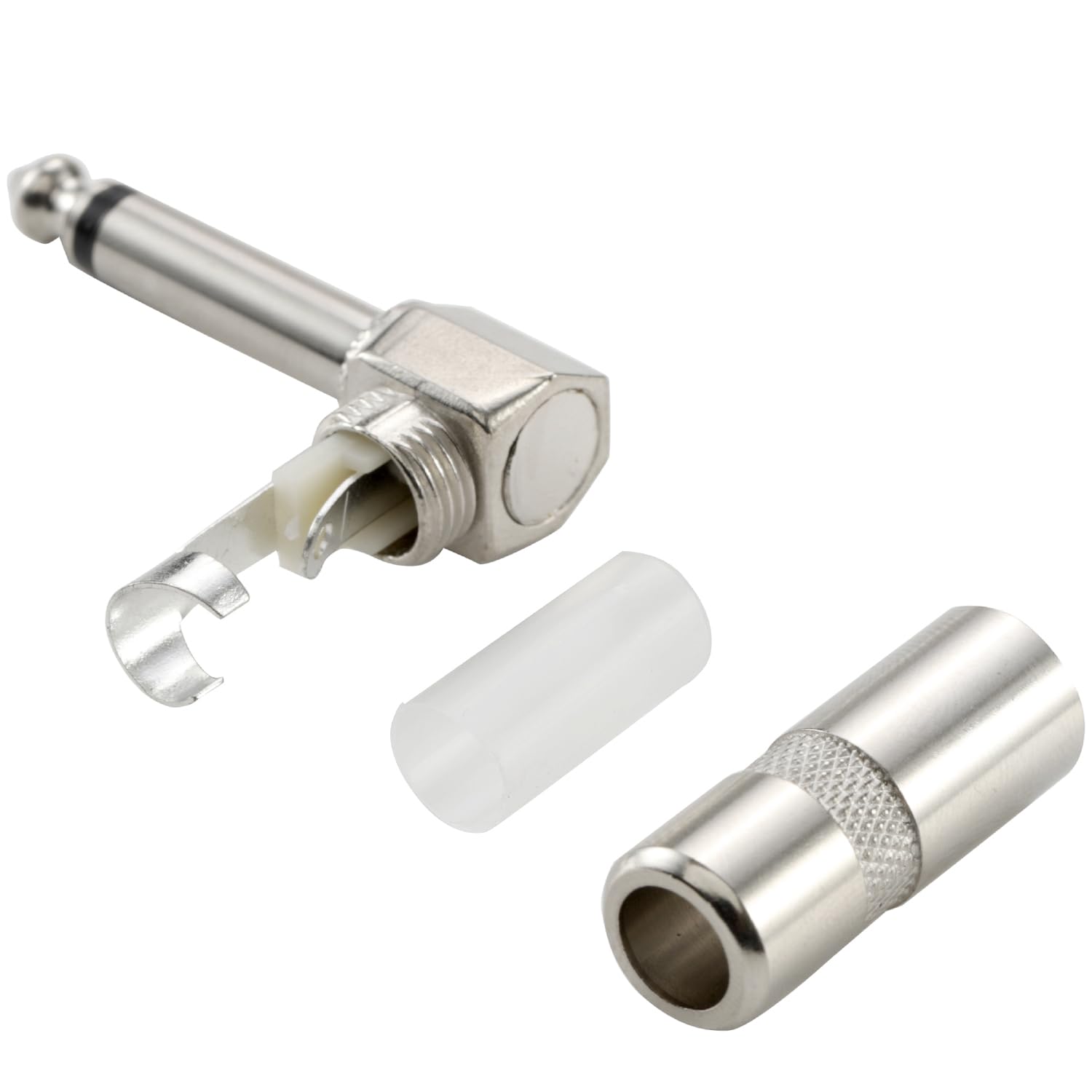 Keple Adattatore Da Jack Mono Da 6,35 Mm A Presa Mono Da 6,35 Mm A 90 - Foto 5