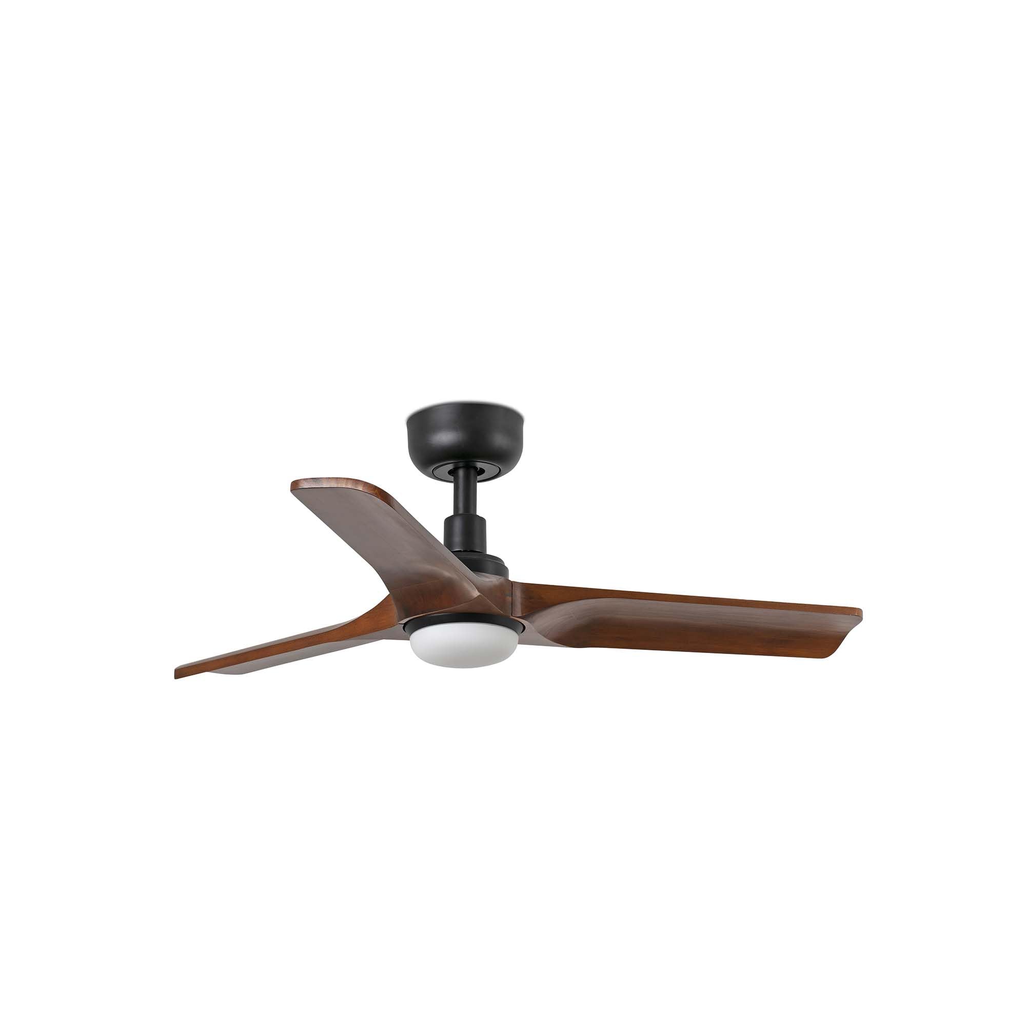 Ventilateur de plafond DC Faro HEYWOOD Petit blanc bois clair LED 6 vitesses