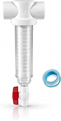 Spin Down Sand Separator, 100 Mesh, 1.5-Inch PVC, 50 GPM