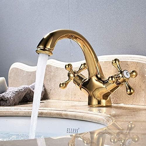 Mitigeur d'évier de salle de bain et cuisine double poignée
