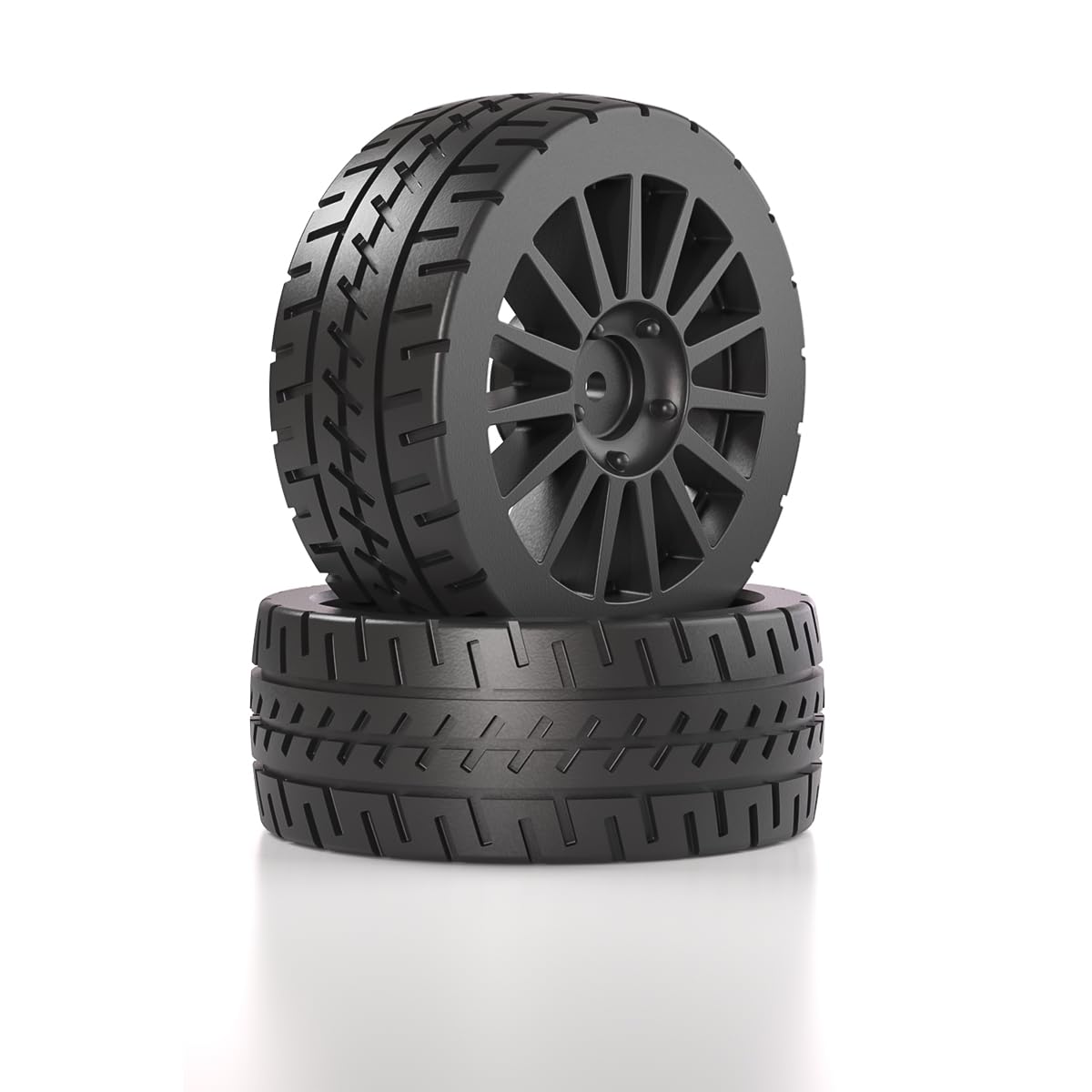 DIKAVEY RX12 Tire Kit for 1:12 RC Rally Car-Two Tires
