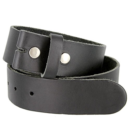 BS-80 Made in USA Full Grain Cowhide Leather Belt Strap 1-1/2