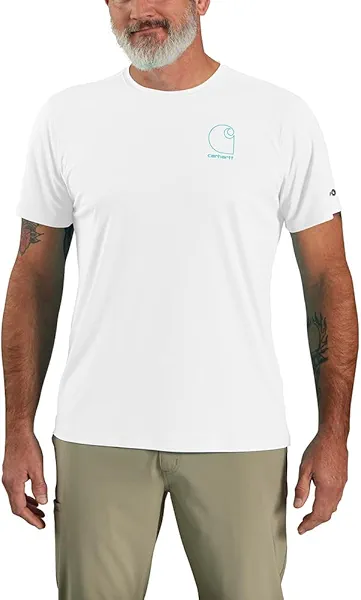 Carhartt Men's 106163 Force Sun Defender™ Lightweight Short-Sleeve Lo