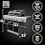 Kenmore PG-A40409S0LB 4 Burner Cabinet Style Propane Gas BBQ Grill with Searing Side Burner, 52000 Total BTU, Black