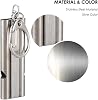 ctricalver 2 piece emergency survival pipe double pipe safety pipes survival pipe with cord and keychain for camping for training pets