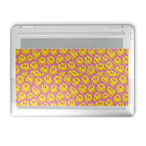 Image of MightySkins Carbon Fiber Skin Compatible with HP Spectre x360 14 inch (2022) Full Wrap Kit - Melted Faces | Protective, Durable Textured Carbon Fiber Finish | Easy to Apply | Made in The USA