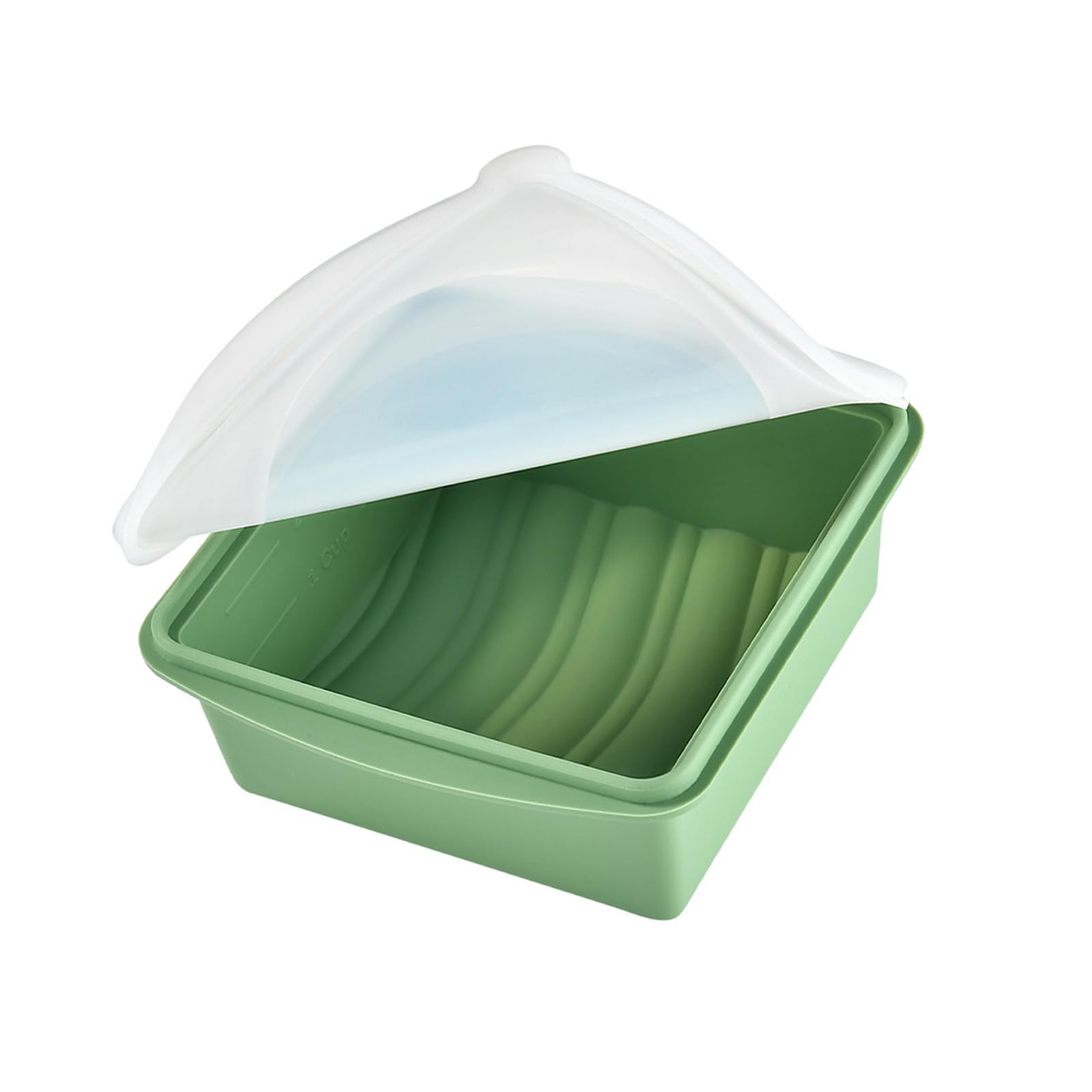 HENYGEN Safe Composition Silicose Meal Holder Leak Resistant Flexible Small Ideal for Produce Snacks Leftovers Portable Silicone Food Box