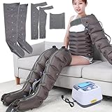 Beinmassagegerät 6 Luftkammern Lymphdrainage Gerät Beine Massagegerät Mit Timing Und Einstellbarem Druck Kompressionsstiefel Für Arm Taille Bein Linderung Von Müdigkeit