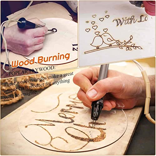 10Pcs Oval Craft Wood 7X4.3 Inch Unfinished Wood Crafts,Wood Circles For Crafts, Wooden Oval Cutout,Painting And Wedding Decorations #TOP2