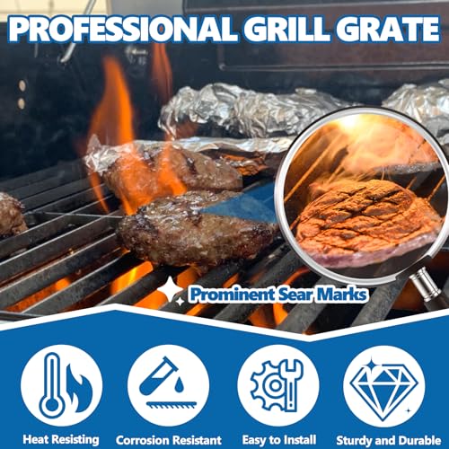Image of 18 inch Grate for Charbroil Performance 463347519 463342119 4 Burner Grill Part | Cooking Grates for Charbroil Performance 463377017 463347017 463347418 463376117 463377117 463335517 Grill Replacement Parts