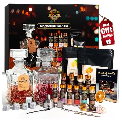 DIY Whiskey Infusion Kit for Home Mixology