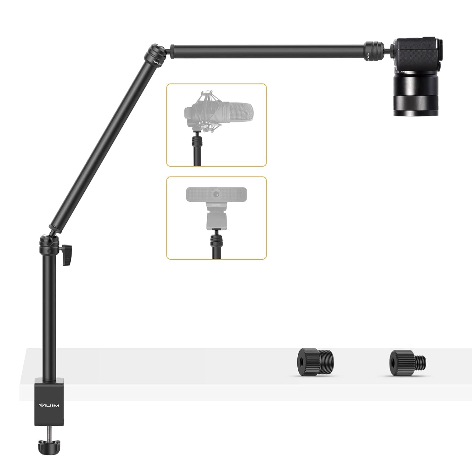 VIJIM LS08 - Trípode con Pinza de Mesa y Brazo