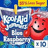 Kool-Aid Jammers Blue Raspberry Flavored Drink, 10 ct Box, 6 fl oz Pouches