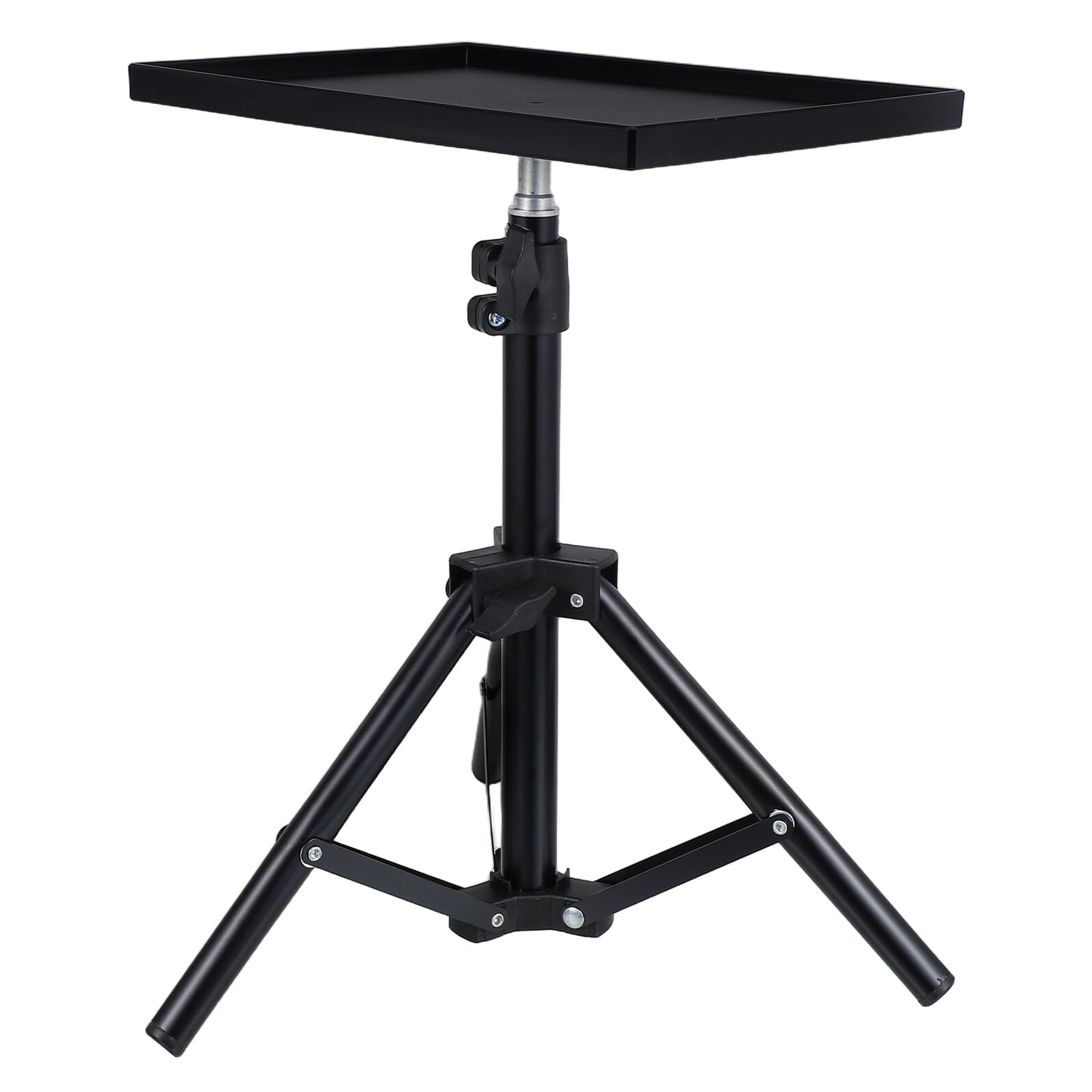 Trépied pour Projecteur Réglable en Hauteur 30 à 50cm Abs Fer Noir