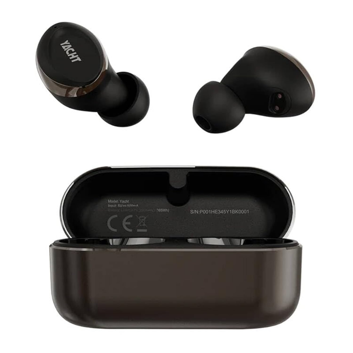 HiFuture Yacht TWS Qualcomm Bluetooth 5.2 Earbuds 20 hrs Playtime Black Gold