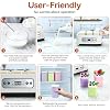 Yogurt Maker Machine -Probiotic Yogurt Makers 36 Hour L Reuteri with Temperature Control & Adjustable Time,Curd Yoghurt Maker + 6 Cups with High Temperature Resistance and Easy Cleaning
