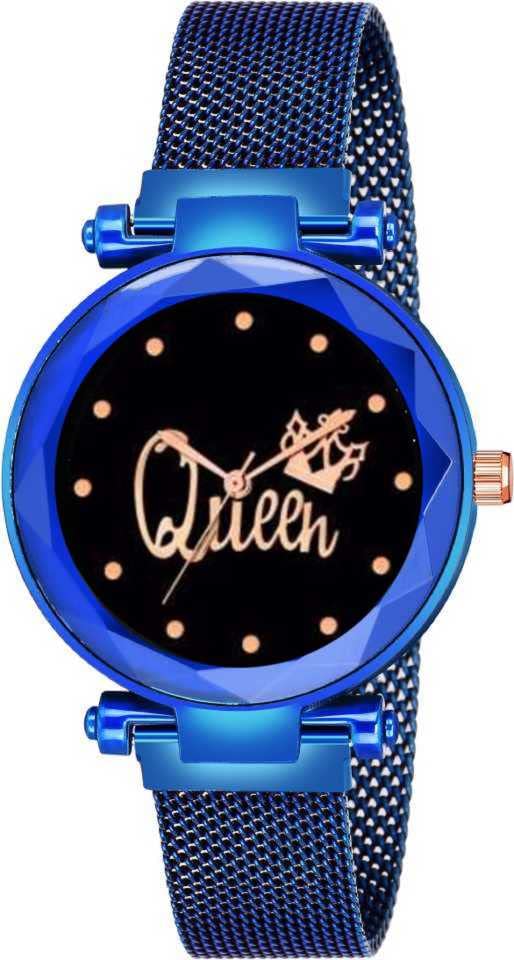 Endeavour Branded Analogue Diamond Studded Stylish Queen Black Dial Magnet Watch for Women or Girls (Blue) (B09WDQ5ZYS) Amazon Price History, Amazon Price Tracker