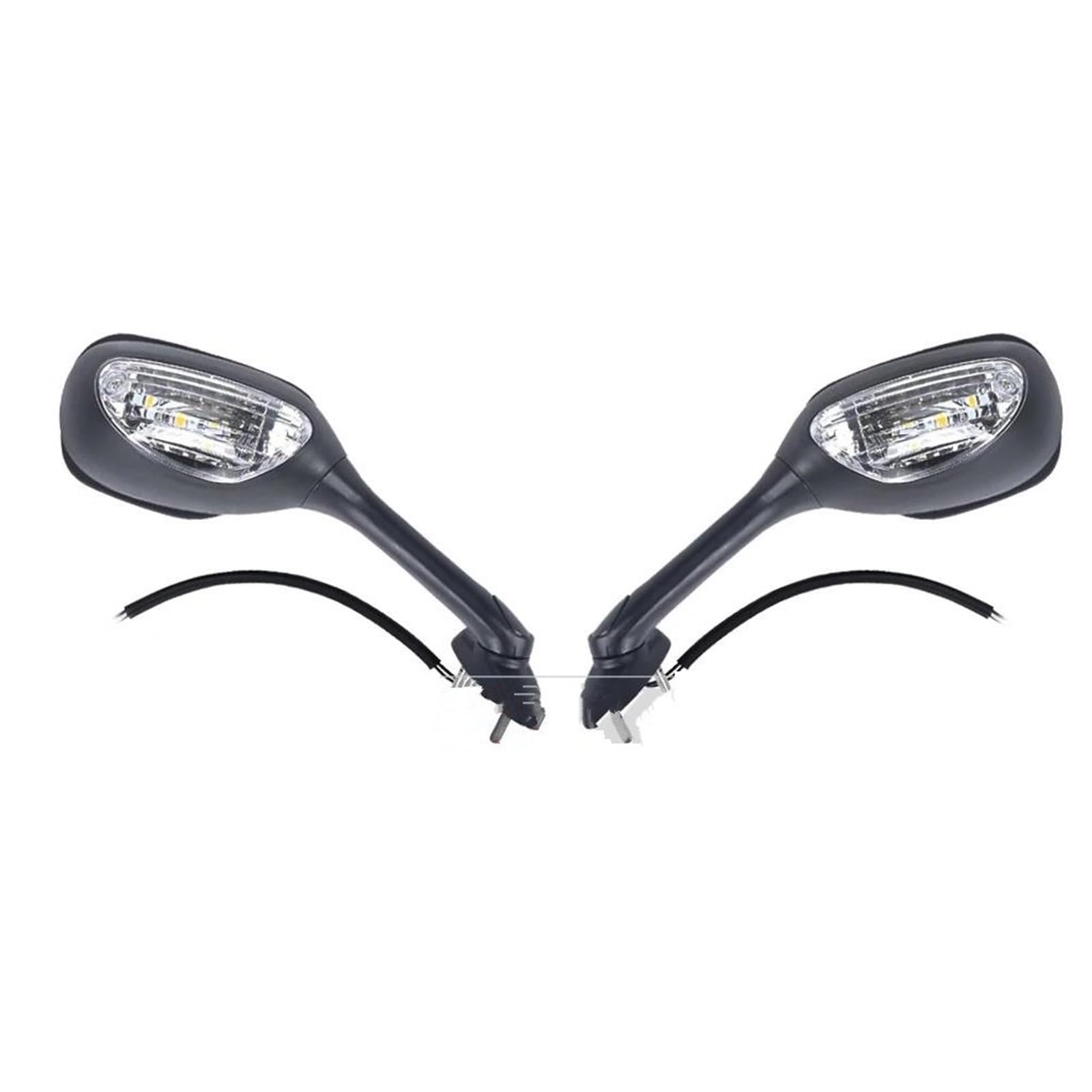Espejo de manillar Rotate Clear LED de alta precisión para Suzuki GSXR 1000 750 600