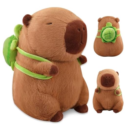 Juguete de Peluche Capybara Realista, 33CM, Simulación Carpincho, Animal de Peluche de Capibara, Regalo de Cumpleaños para Niños (M1)