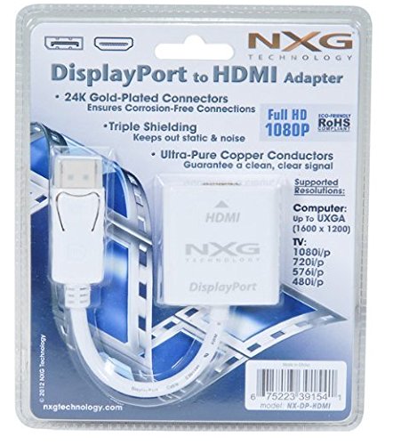 Adaptador NX-DP-HDMI conector DisplayPort macho a HDMI hembra para cable de monitor