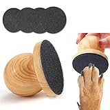 DAUNZMR Dog Nail File with 4 Pcs Replaceable Sandpaper, Nail Grinder Board for Dogs & Cats